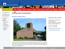 Tablet Screenshot of duesseldorf.alt-katholisch.de