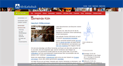 Desktop Screenshot of koeln.alt-katholisch.de