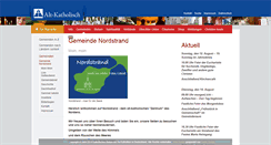 Desktop Screenshot of nordstrand.alt-katholisch.de